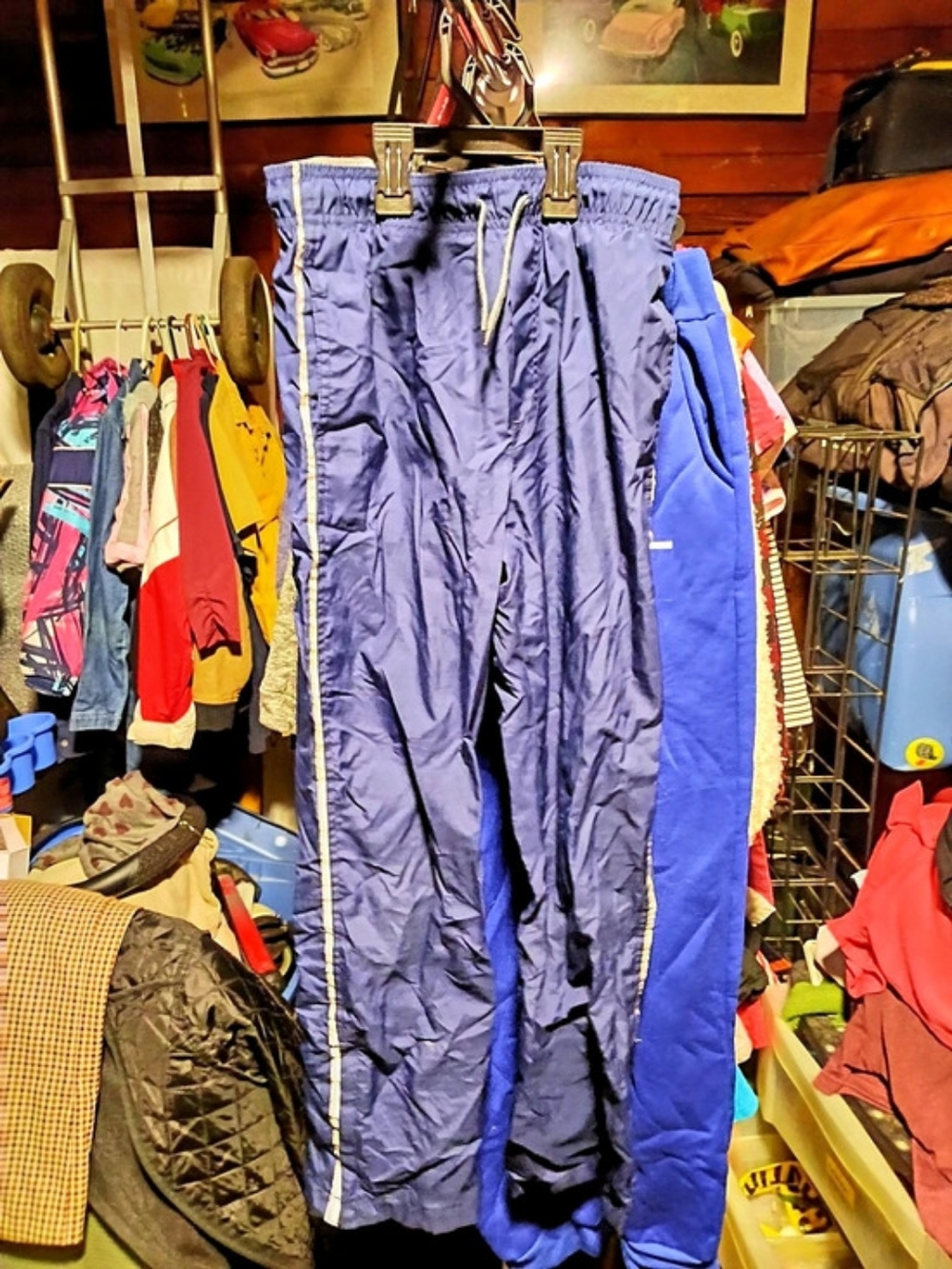 Blue Track Pants